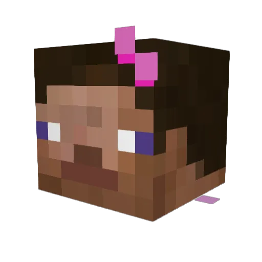 NotMrstrange Minecraft avatar head, 3D render