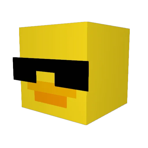 NotNathanFam Minecraft avatar head, 3D render