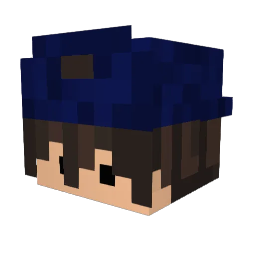 NotNice Minecraft avatar head, 3D render