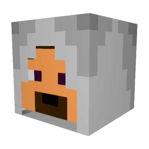 NotNightMare Minecraft avatar head, 3D render
