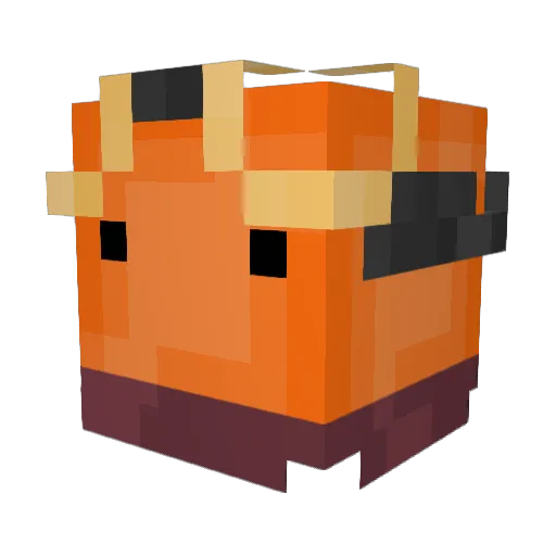 NotNuggety Minecraft avatar head, 3D render
