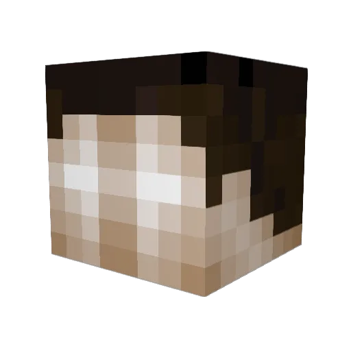 NotNunuAlt0 Minecraft avatar head, 3D render