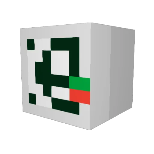 NotOctoMarix Minecraft avatar head, 3D render
