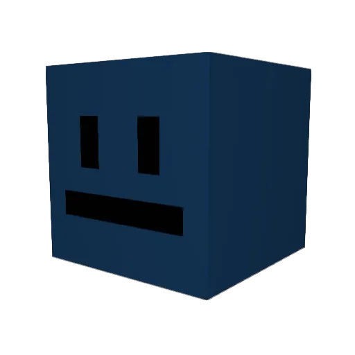 NotOmd Minecraft avatar head, 3D render