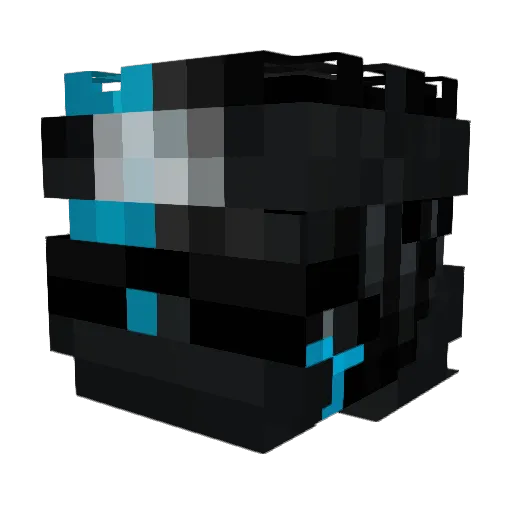 NotPixelSoul Minecraft avatar head, 3D render