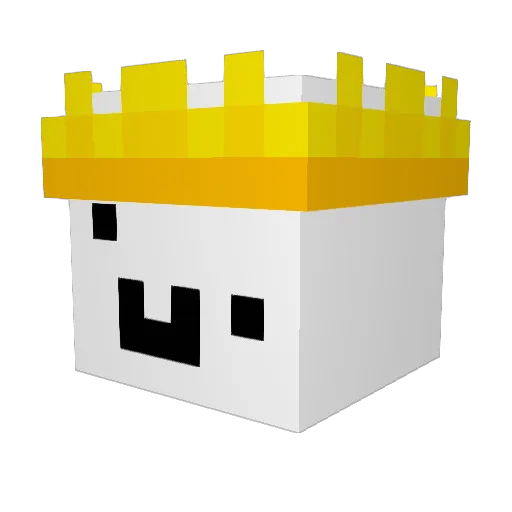 NotPriceyy Minecraft avatar head, 3D render