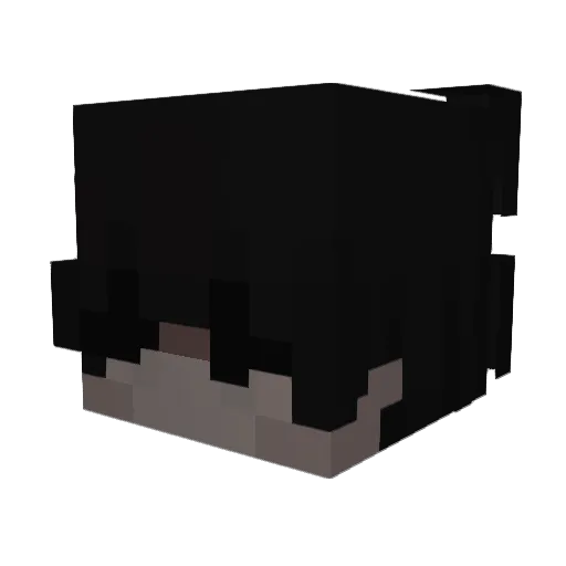 NotPuffys Minecraft avatar head, 3D render