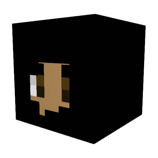 NotQuentin Minecraft avatar head, 3D render