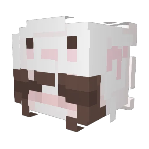 NotRE4P3R Minecraft avatar head, 3D render