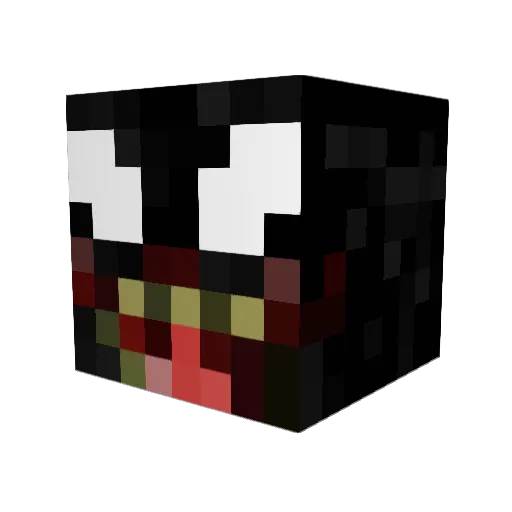 NotRacistOnGod Minecraft avatar head, 3D render
