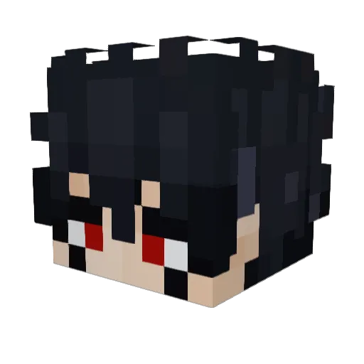 NotRaxon Minecraft avatar head, 3D render