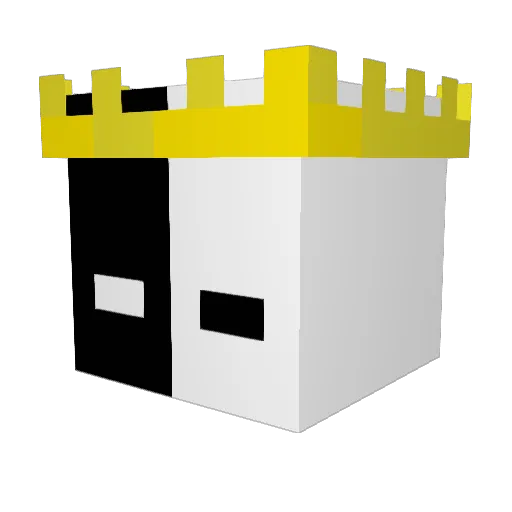 NotRealMonster Minecraft avatar head, 3D render