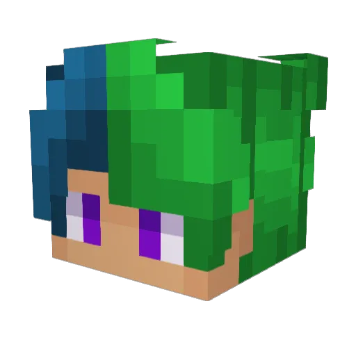NotReallyKris Minecraft avatar head, 3D render