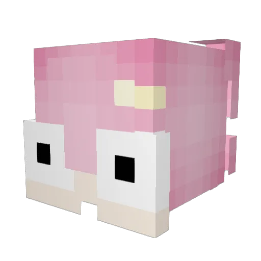 NotReze_ Minecraft avatar head, 3D render