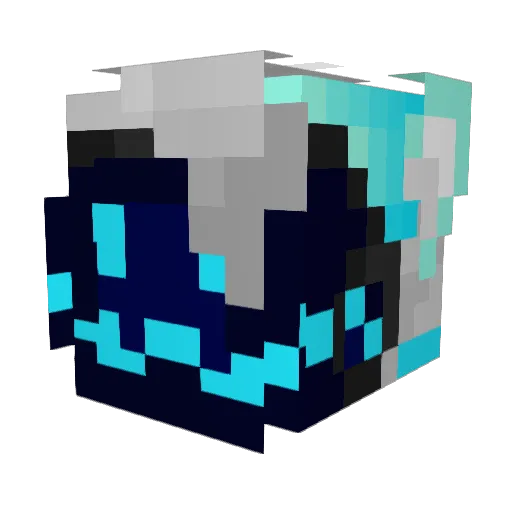 NotSaber2 Minecraft avatar head, 3D render