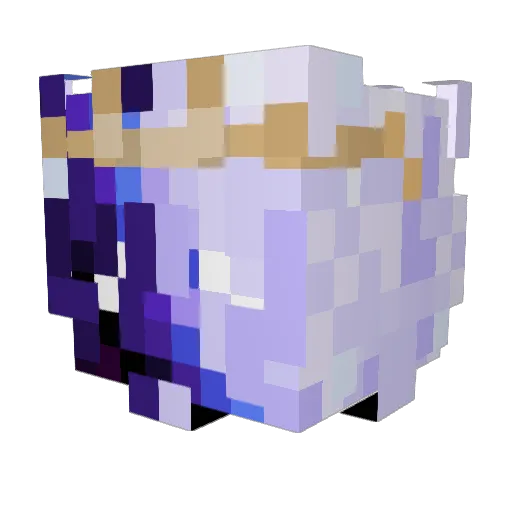 NotSaiphx Minecraft avatar head, 3D render