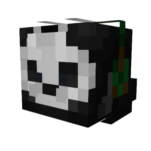 NotSanskar01 Minecraft avatar head, 3D render