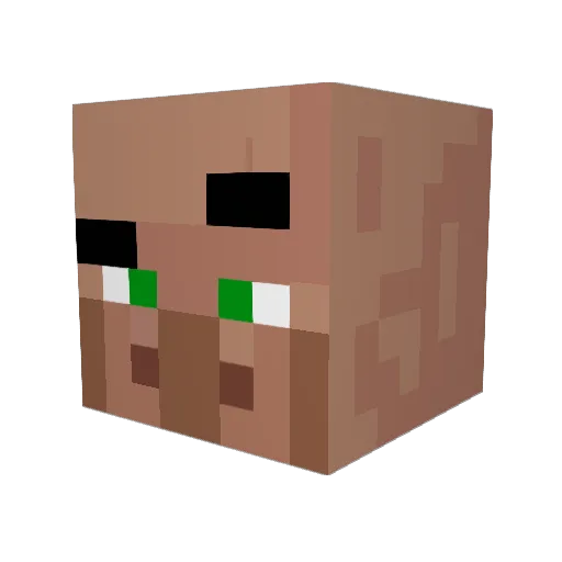 NotSchmanton Minecraft avatar head, 3D render