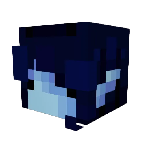 NotSfynx Minecraft avatar head, 3D render