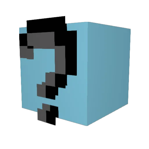 NotSnoyy Minecraft avatar head, 3D render