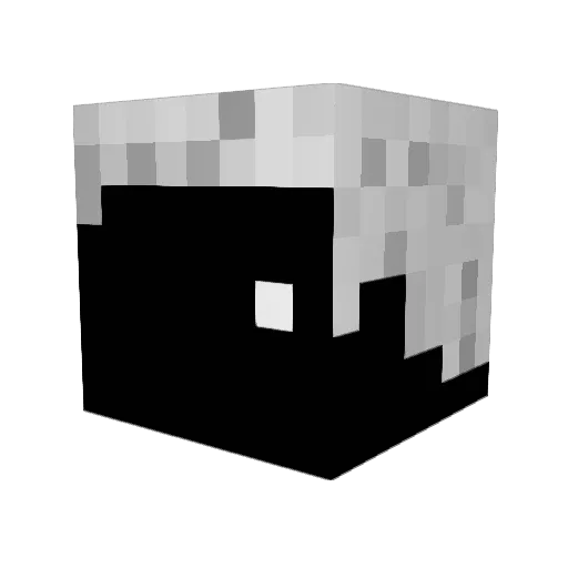 NotSoChill Minecraft avatar head, 3D render