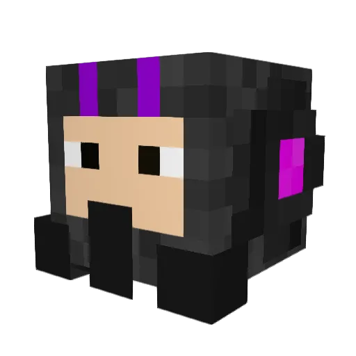 NotSoJeff Minecraft avatar head, 3D render