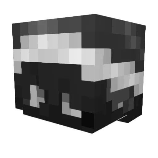 NotSoupp Minecraft avatar head, 3D render