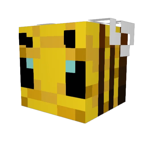 NotSpaceCow Minecraft avatar head, 3D render
