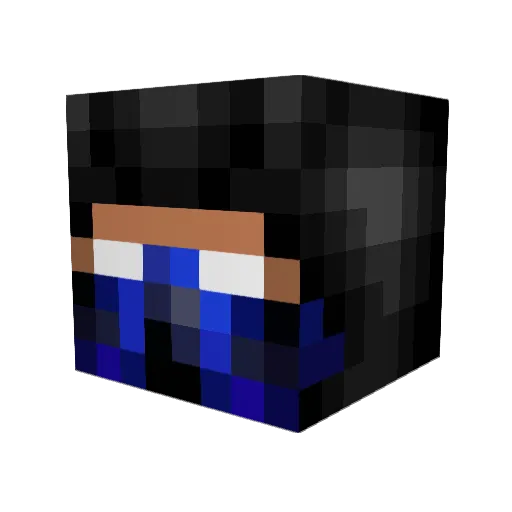 NotSusPP Minecraft avatar head, 3D render