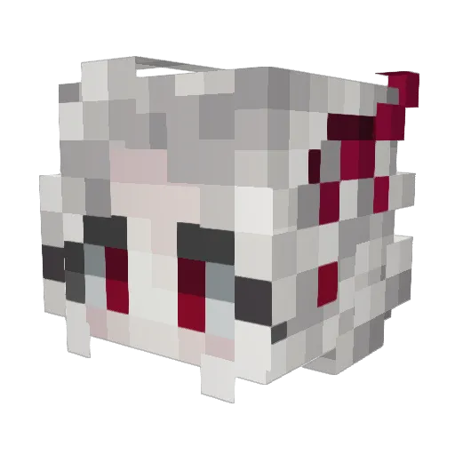 NotSylveon Minecraft avatar head, 3D render