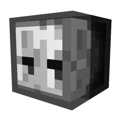 NotSythe Minecraft avatar head, 3D render