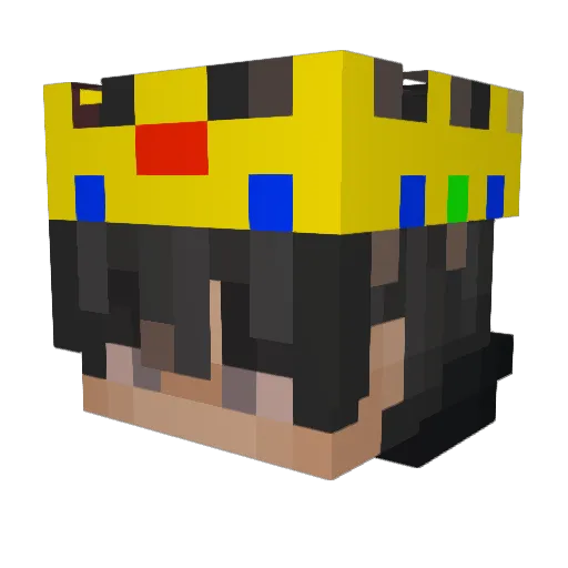 NotTamim_ Minecraft avatar head, 3D render