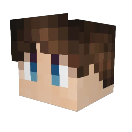 NotThorz Minecraft avatar head, 3D render