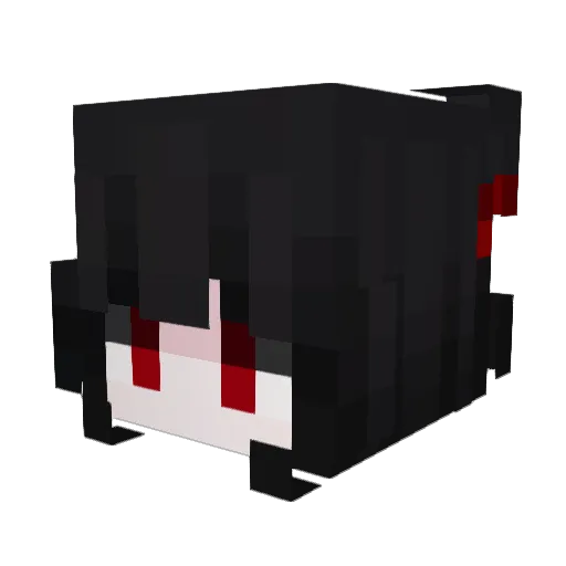 NotThunderstrike Minecraft avatar head, 3D render