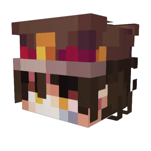 NotThxCya9145 Minecraft avatar head, 3D render