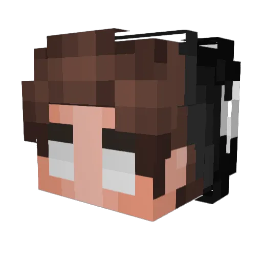 Minecraft-Avatar von NotTobzy: Kopf als 3D-Render