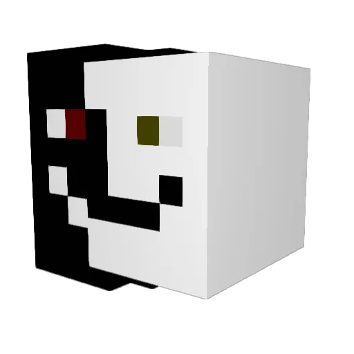 NotTristanN64 Minecraft avatar head, 3D render