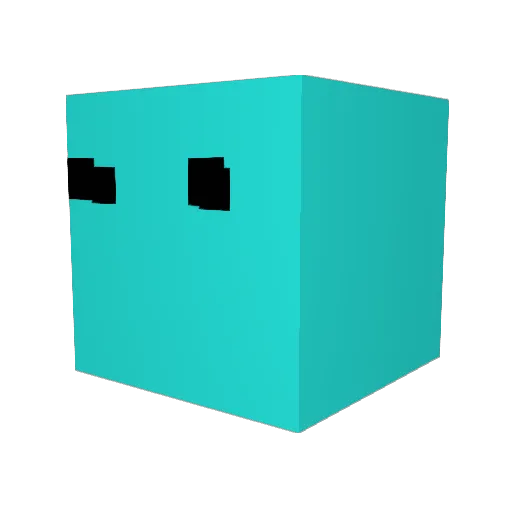 NotTytan Minecraft avatar head, 3D render