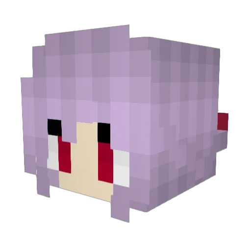 NotUnspawn Minecraft avatar head, 3D render