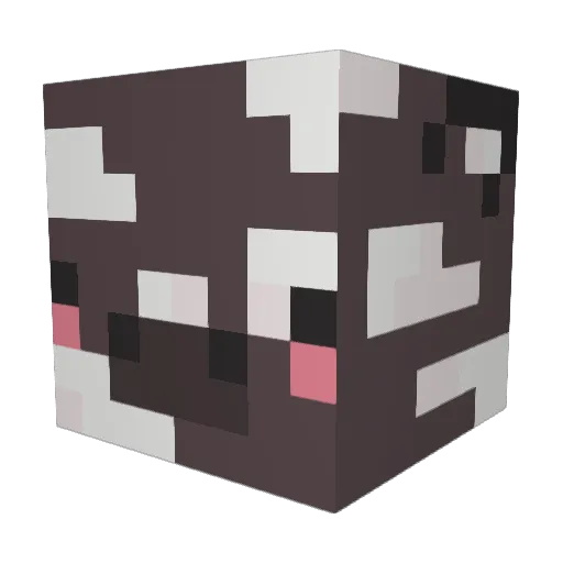 NotVarsk Minecraft avatar head, 3D render
