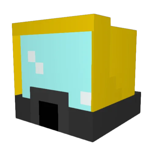 NotVoidzy Minecraft avatar head, 3D render