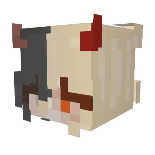 NotXyr Minecraft avatar head, 3D render