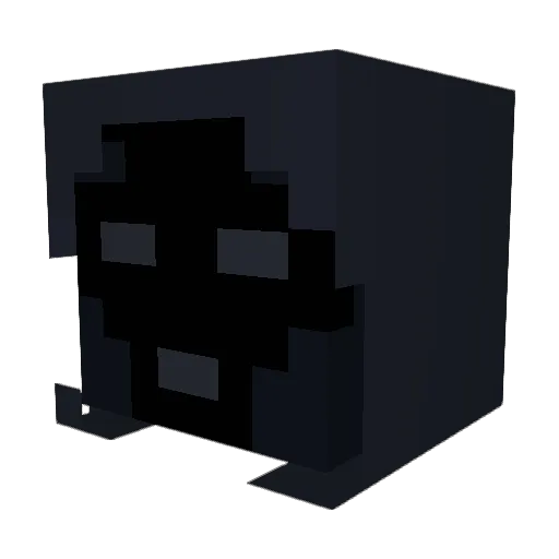 NotYiny Minecraft avatar head, 3D render