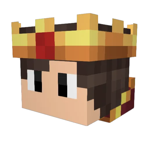 NotYourAccount2 Minecraft avatar head, 3D render