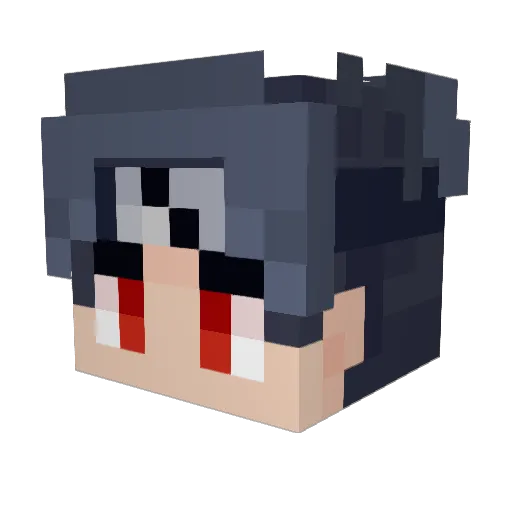 NotZorbax Minecraft avatar head, 3D render