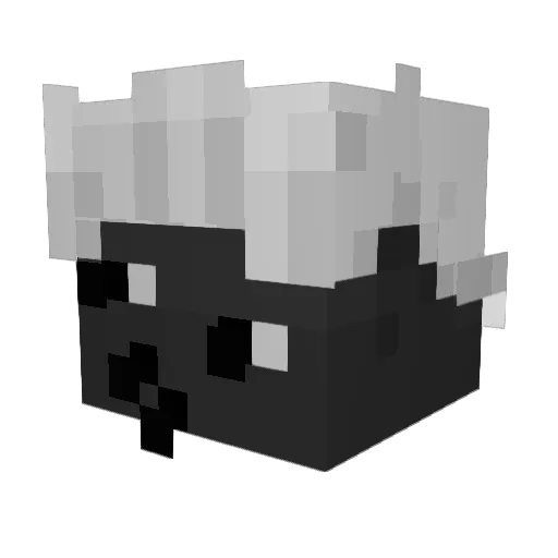 Not_0ne Minecraft avatar head, 3D render