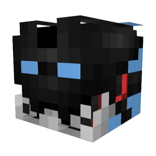Not_A_Bot49 Minecraft avatar head, 3D render