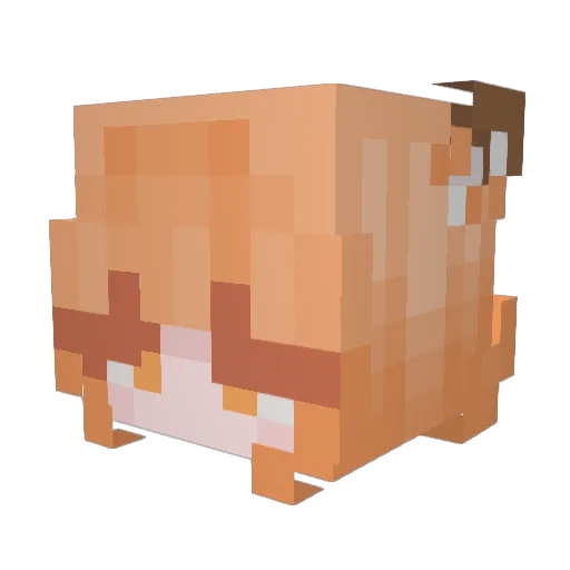 Not_A_Potato3 Minecraft avatar head, 3D render