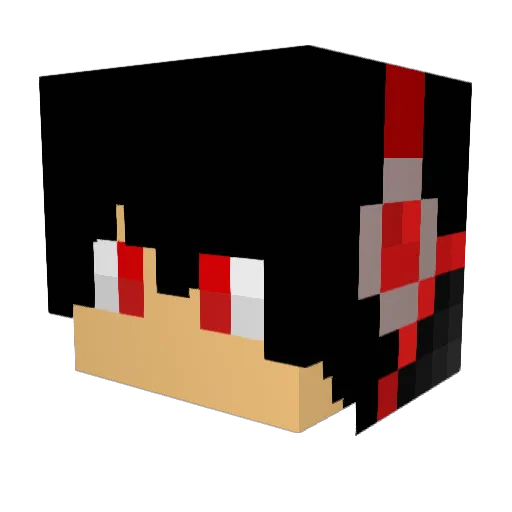 Not_Batko Minecraft avatar head, 3D render