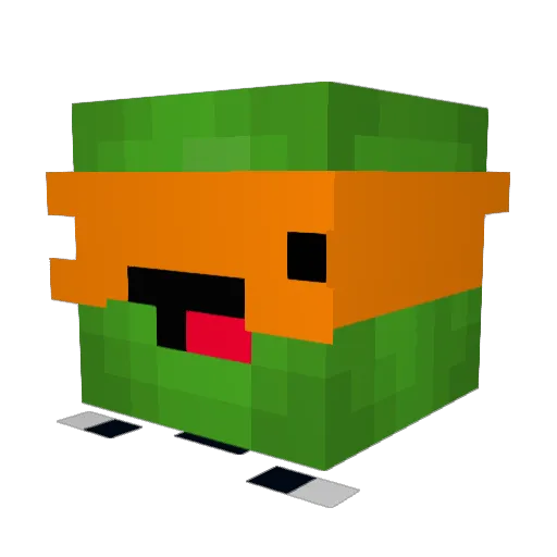 Not_Coka Minecraft avatar head, 3D render